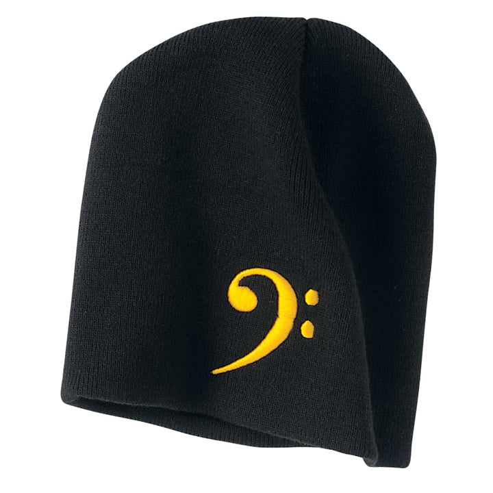 Bass Clef Knitted Beanie