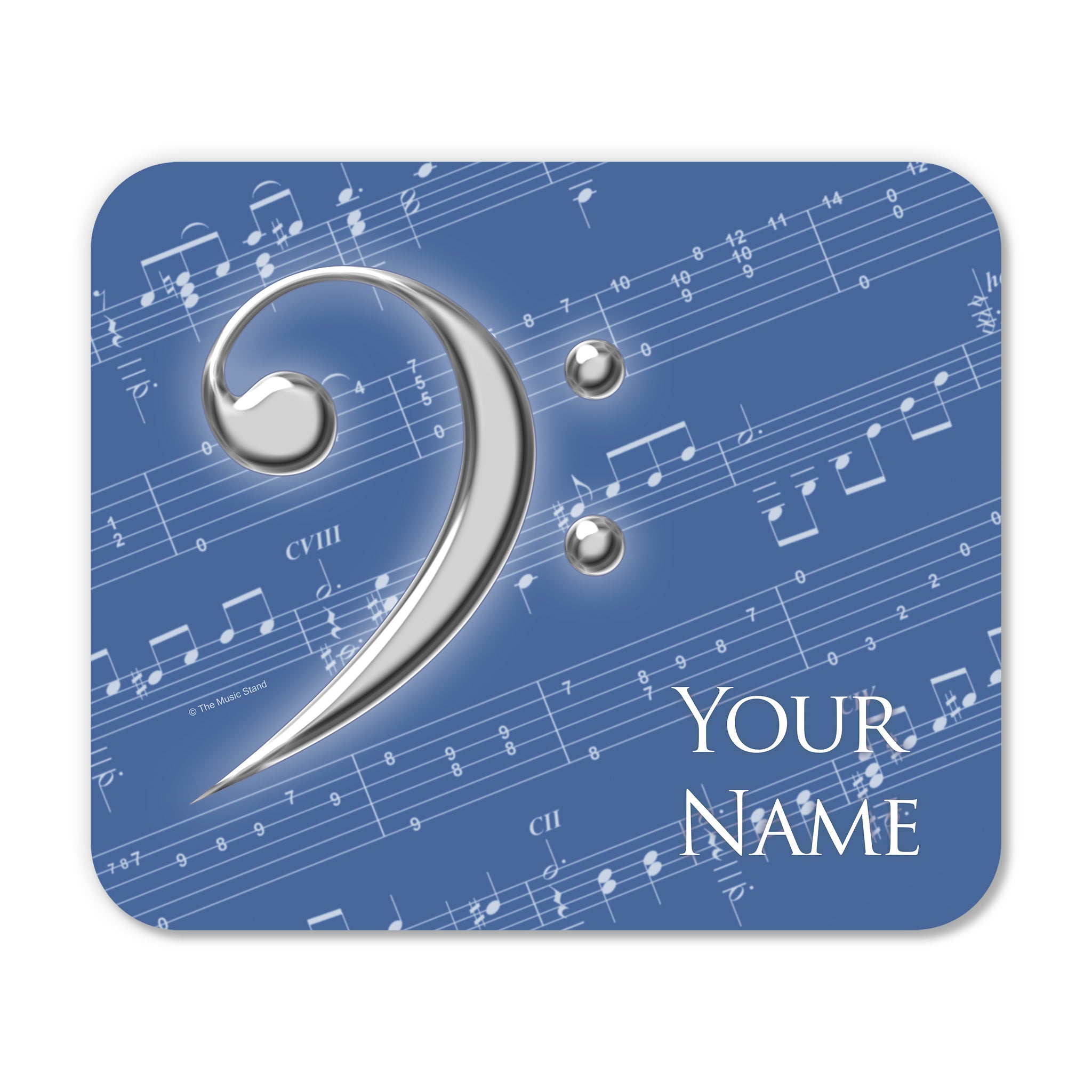 Personalized Instrument Blue Mouse Pad