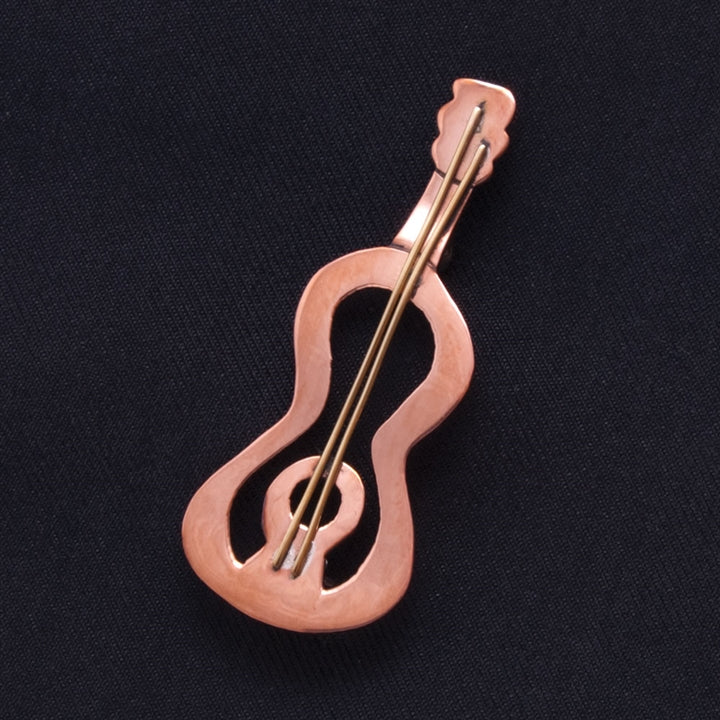 Copper Guitar Pin
