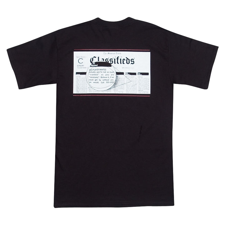 Musicians Times 'Bass Player Wanted' T-Shirt