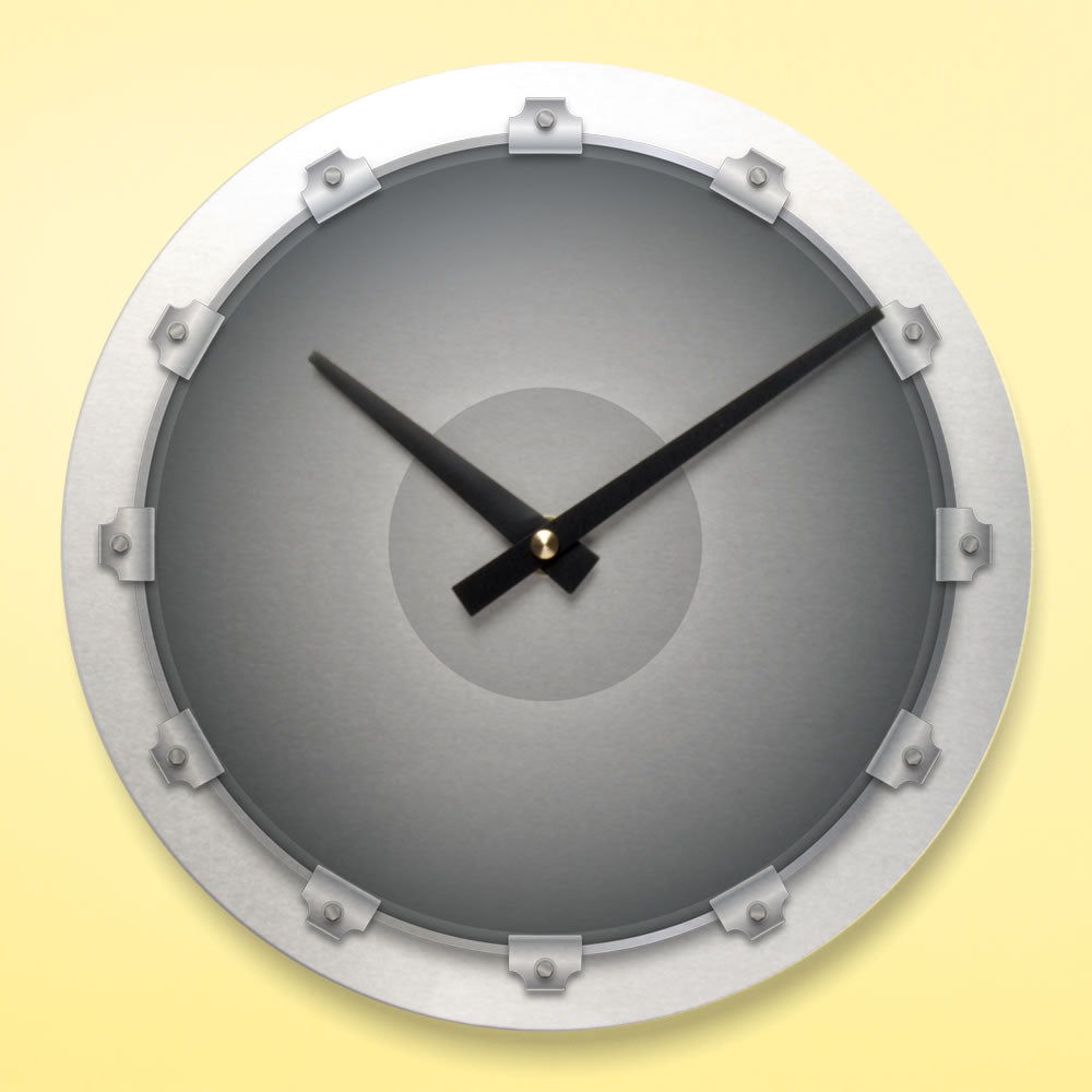 Metal Round Music Wall Clock