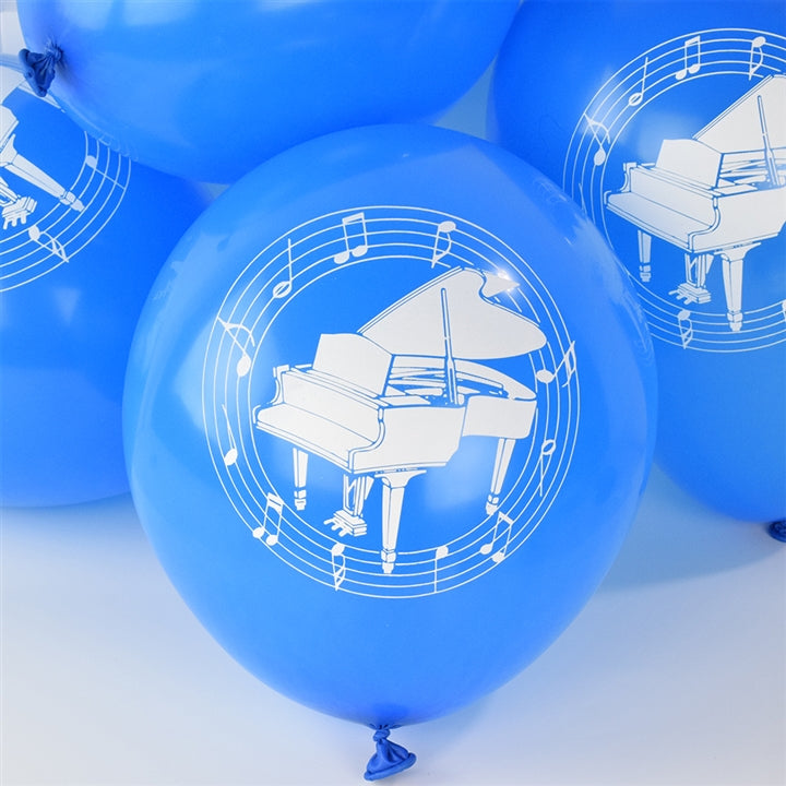 Grand Piano Balloon - Blue