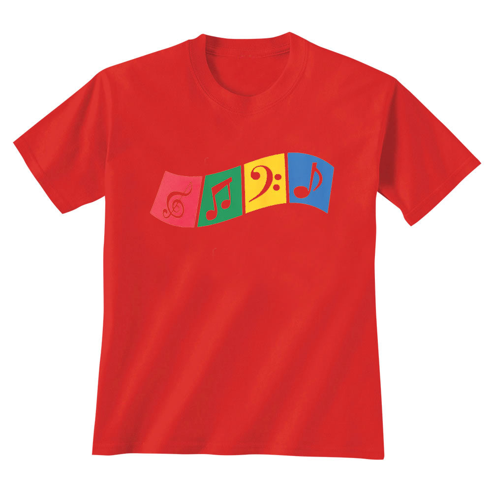 Four Music Symbols T-Shirt