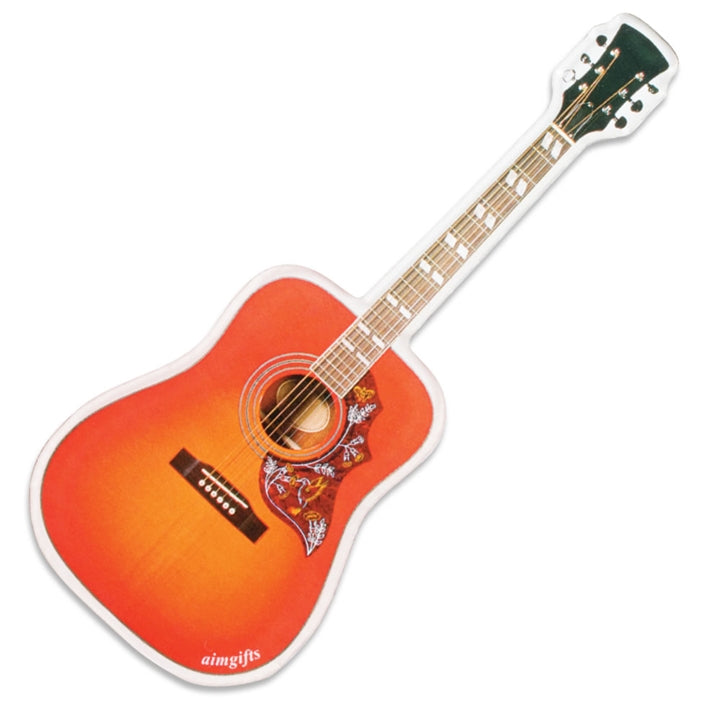 Die Cut Acoustic Guitar Magnet