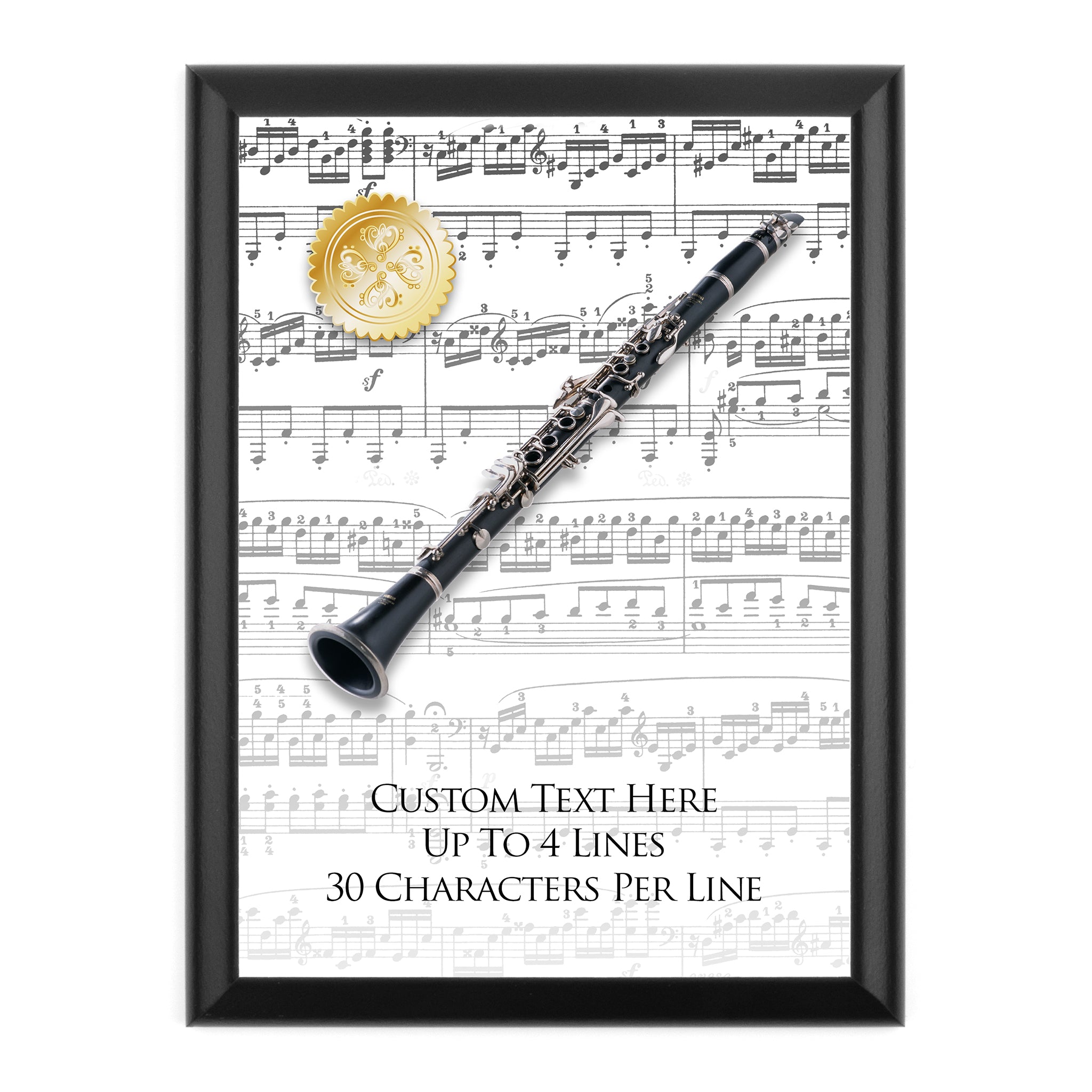 Personalized Music Award Wall Plaque