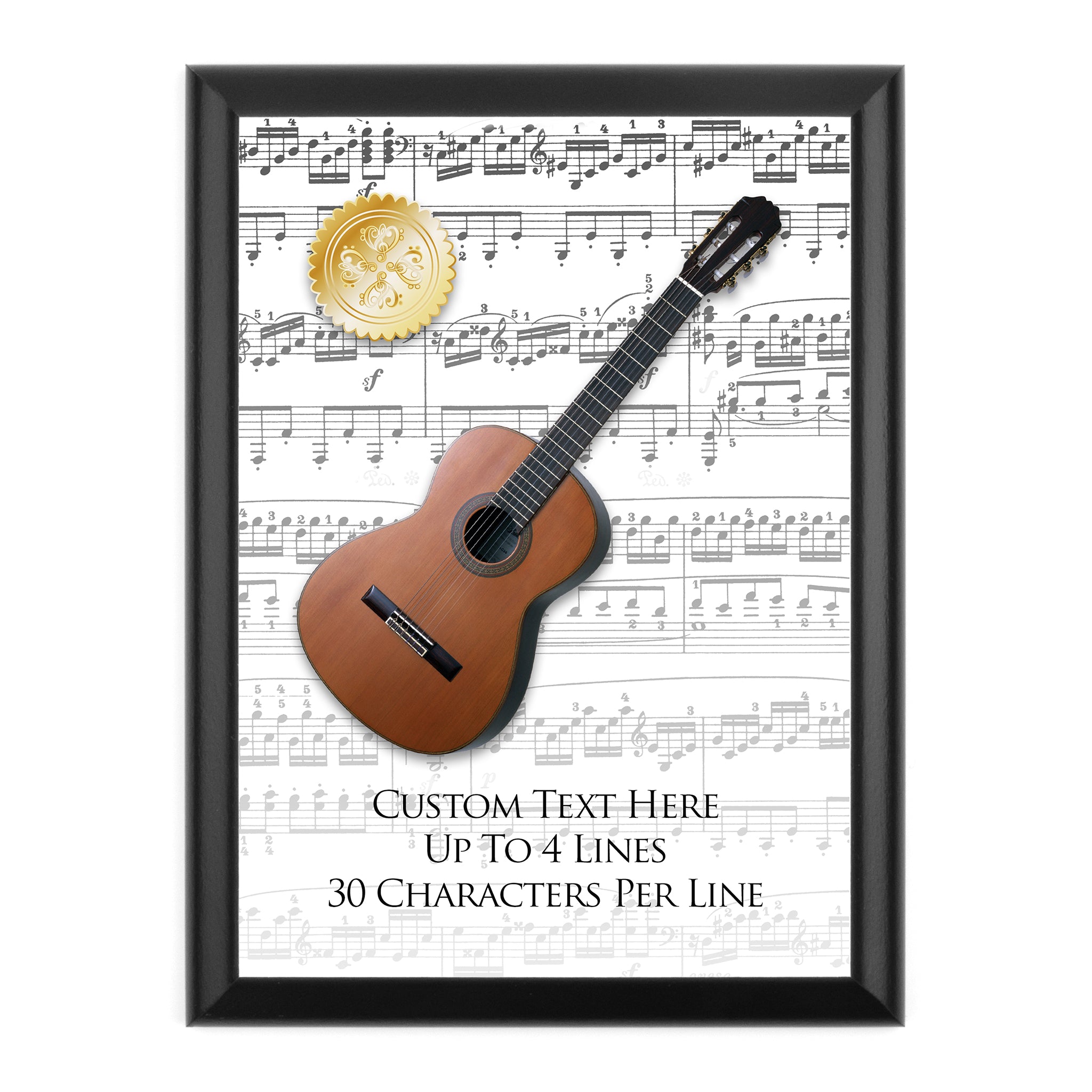 Personalized Music Award Wall Plaque