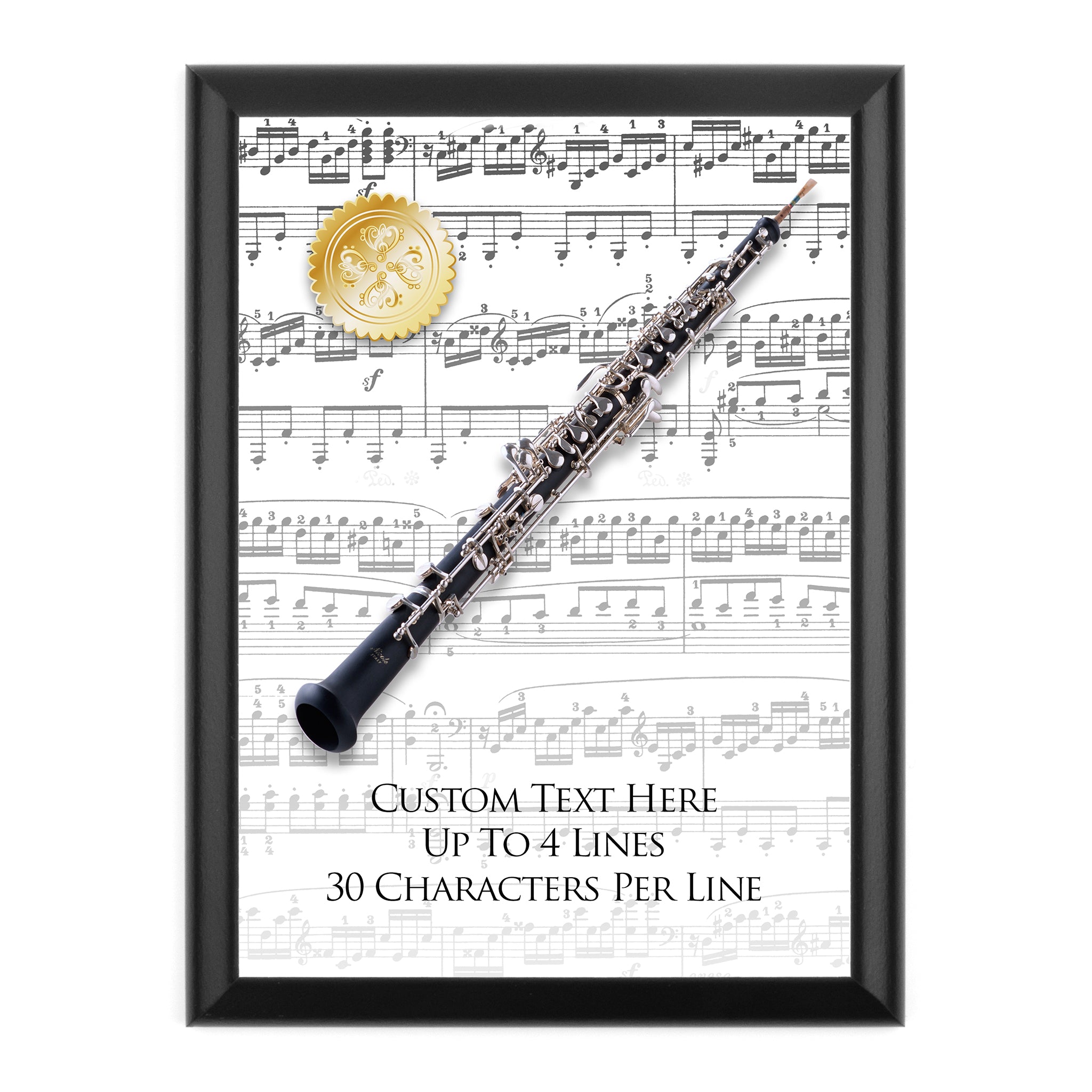 Personalized Music Award Wall Plaque