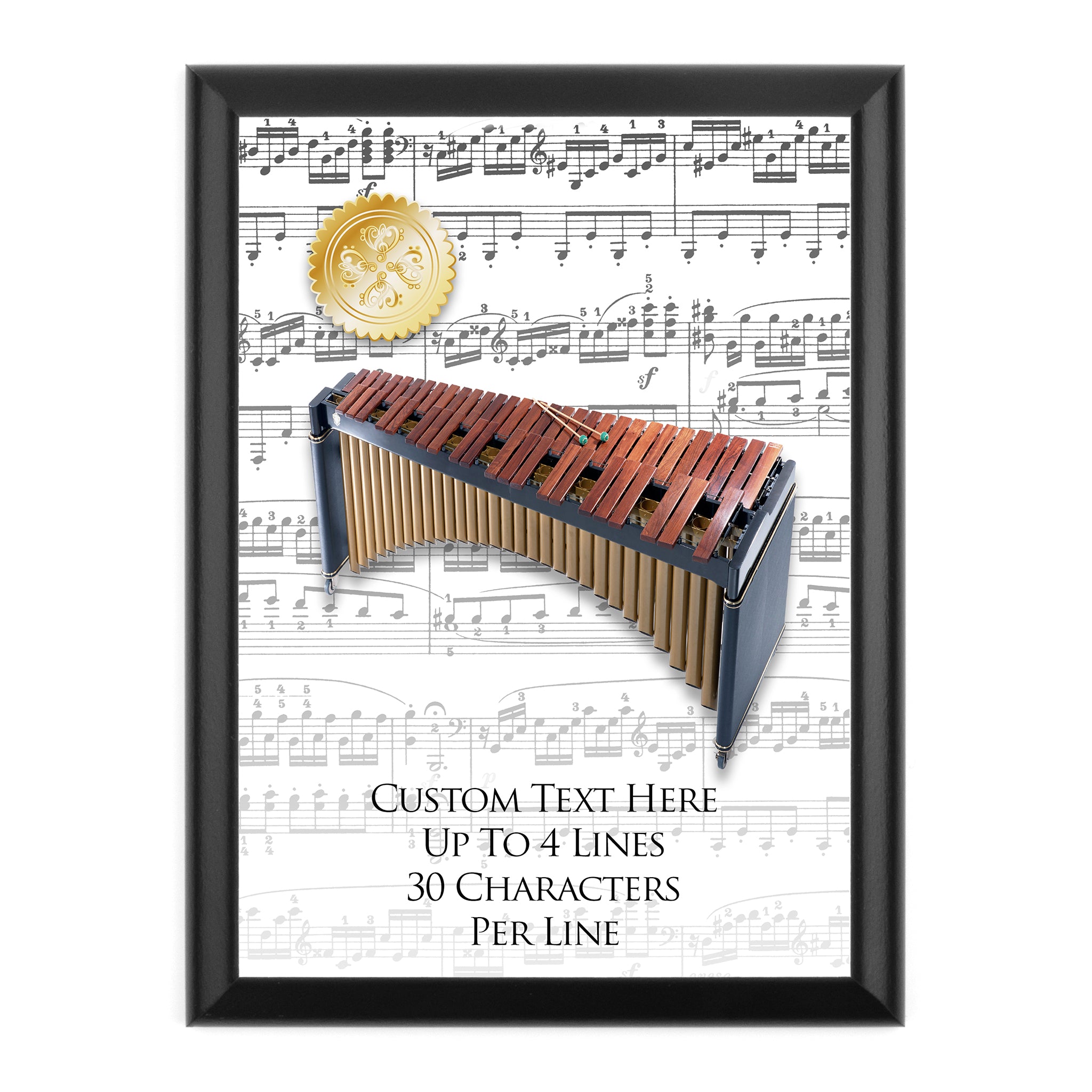 Personalized Music Award Wall Plaque