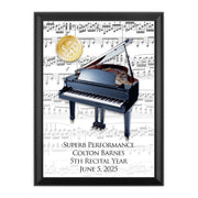 Personalized Music Award Wall Plaque