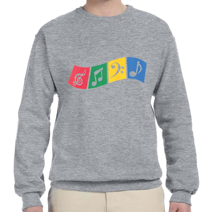 Four Music Symbols Sweatshirt