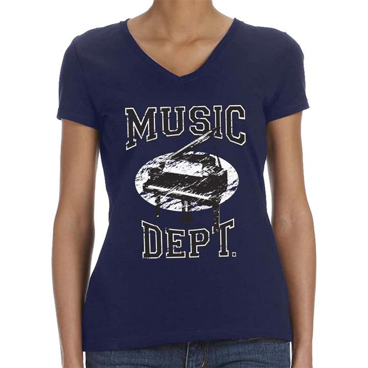 Music Dept. Piano Ladies T-Shirt