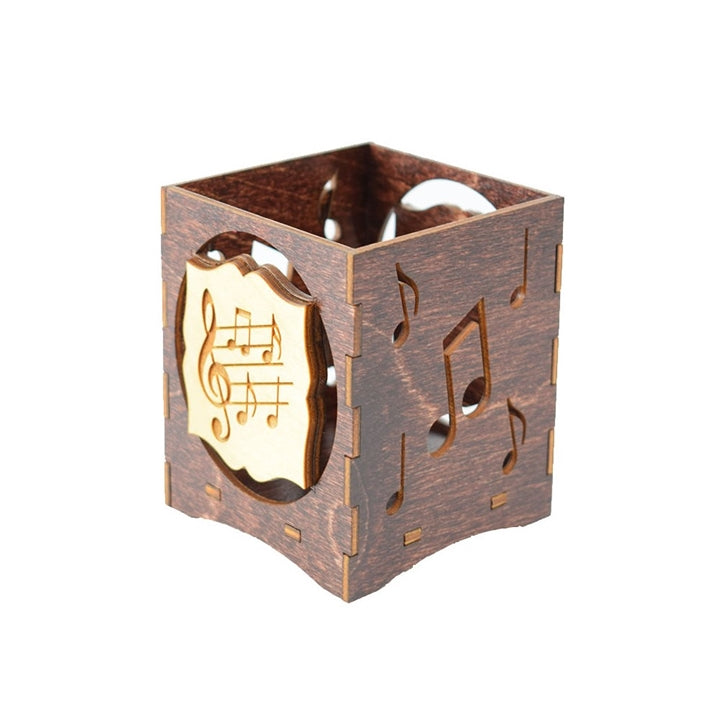 Notes and Staff Candle Holder