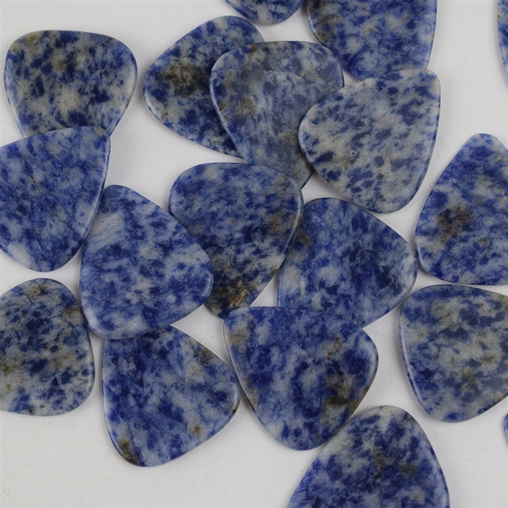 Blue Spot Jasper sTone Pick Picks