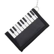 Piano Keys Wallet with Chain