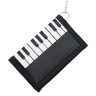 Piano Keys Wallet with Chain