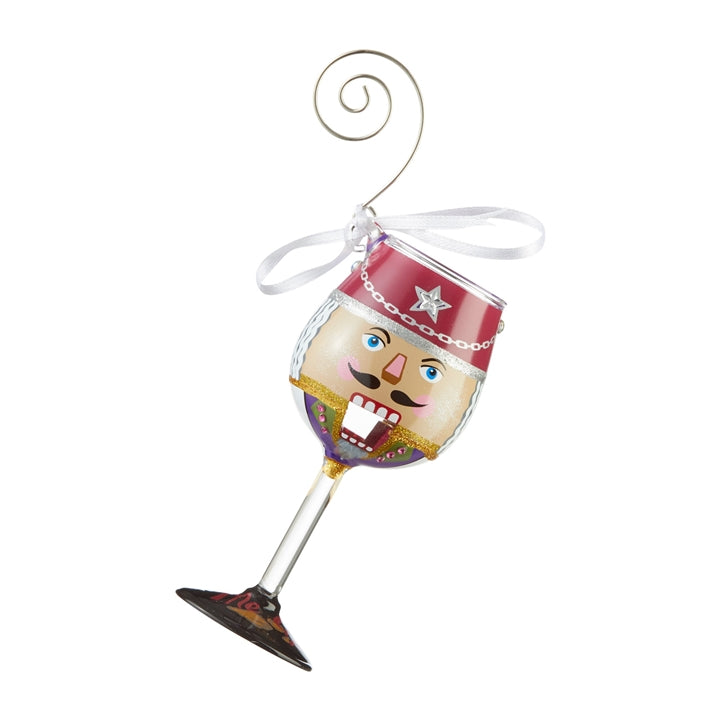 Crack Me Up! Mini Wine Nutcracker Ornament