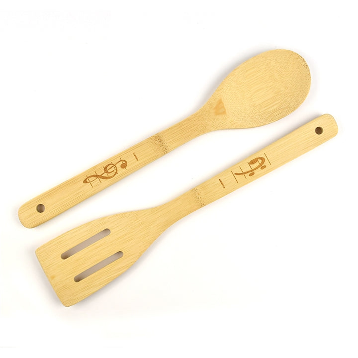 Bass and Treble Clef Spatula/Spoon Set