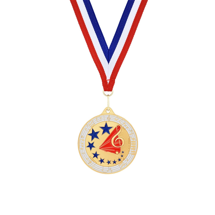 Treble Clef and Stars Medal