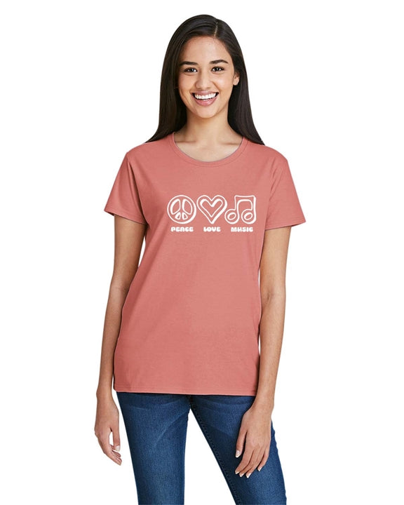 Peace, Love, and Music T-Shirt