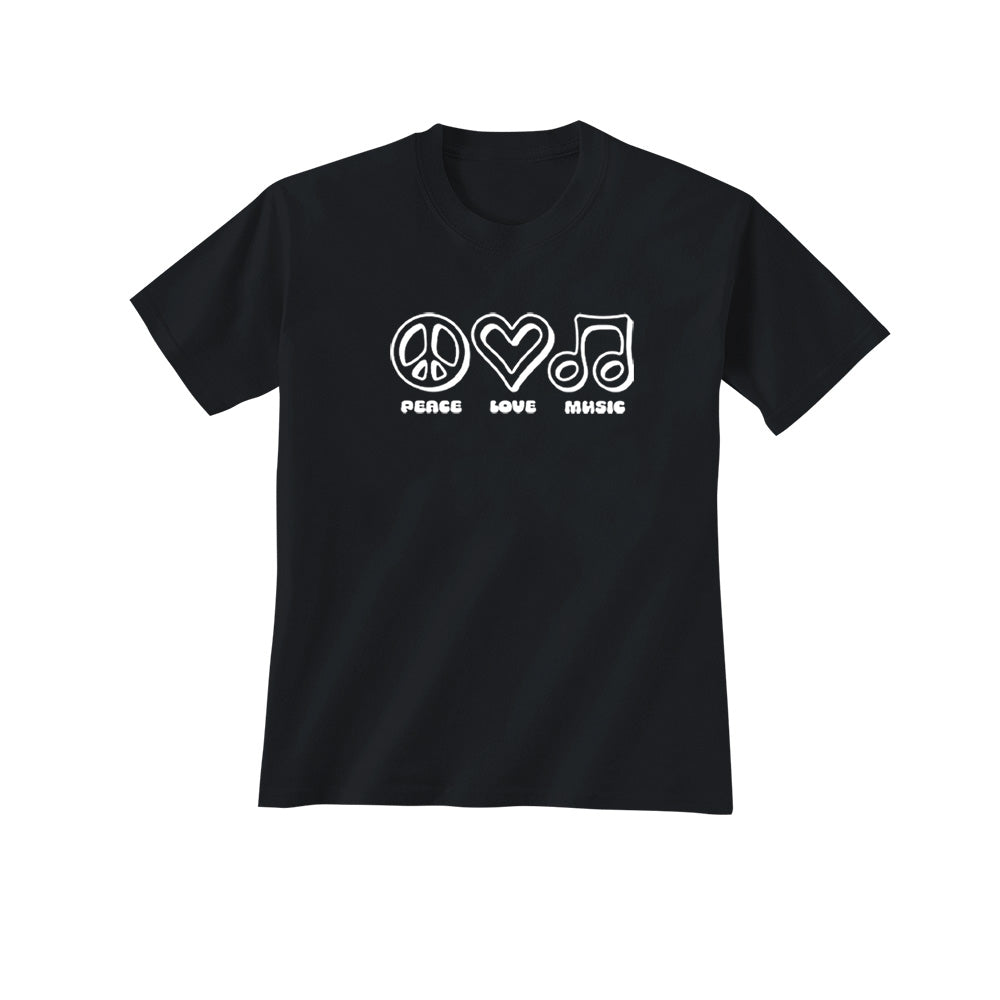 Peace, Love, and Music T-Shirt