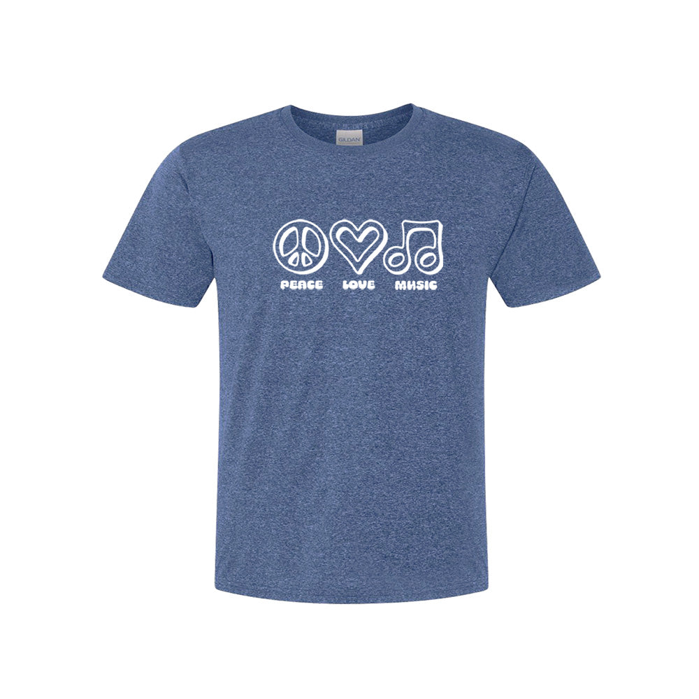 Peace, Love, and Music T-Shirt