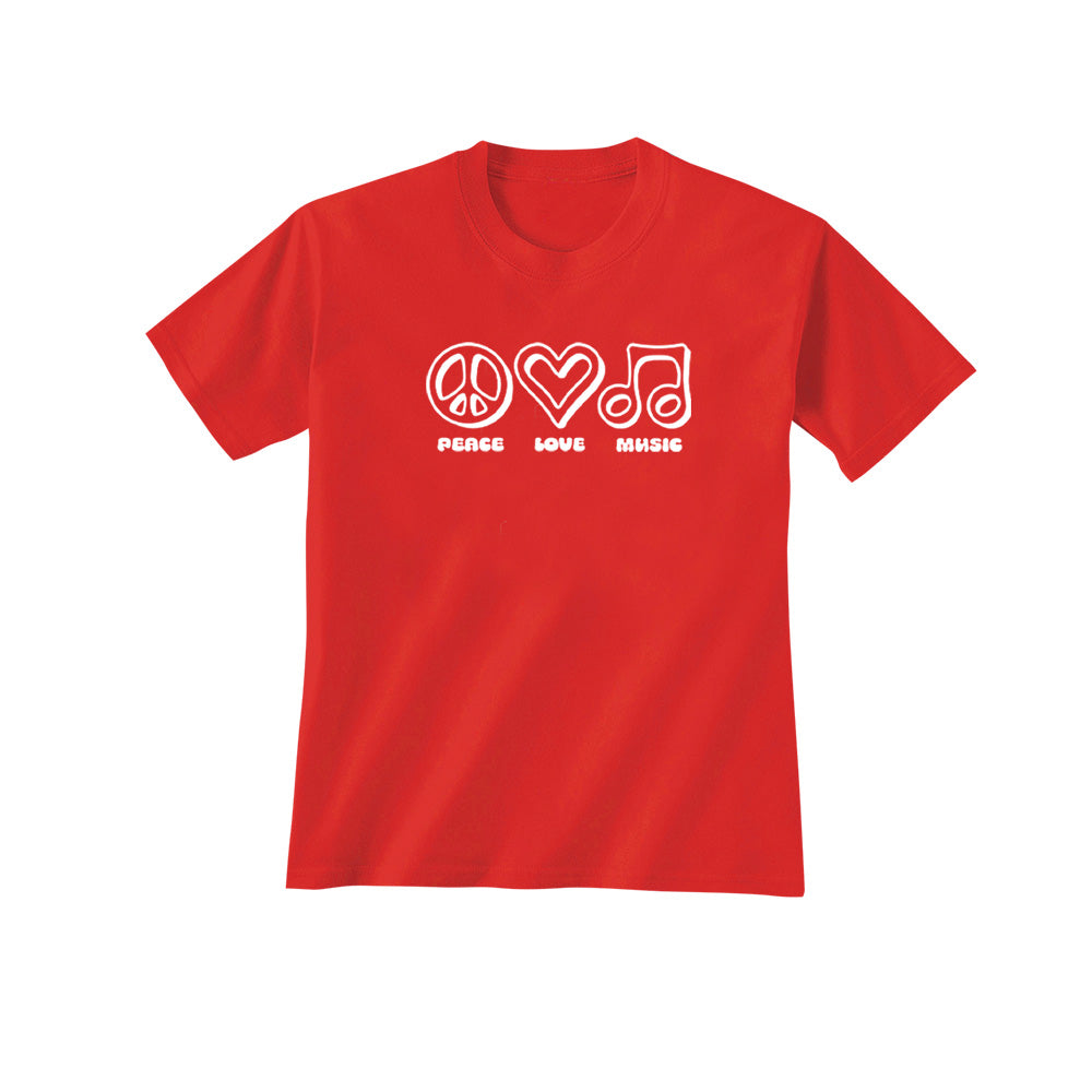 Peace, Love, and Music T-Shirt