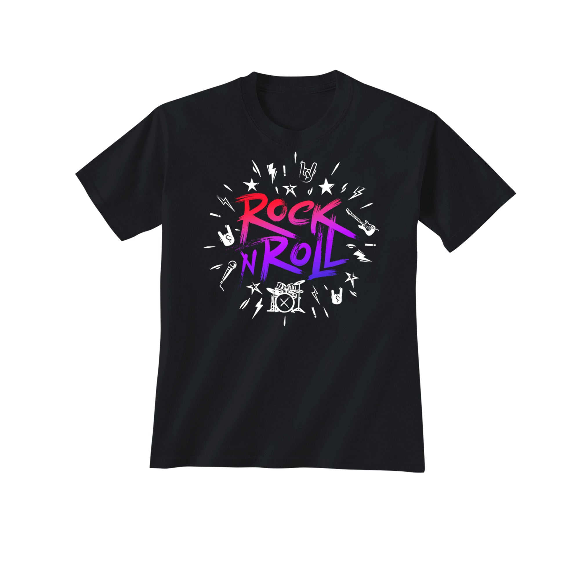 Rock N Roll Design T-Shirt