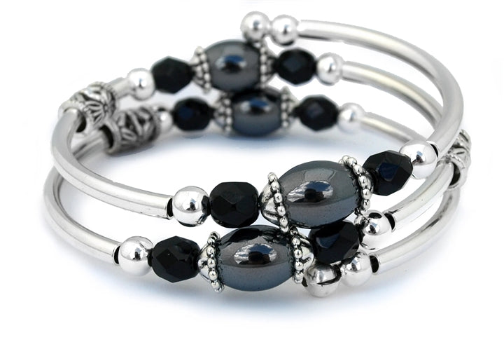 Midnight Magic Hematite Bracelet