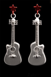Rock Star Guitar Earrings