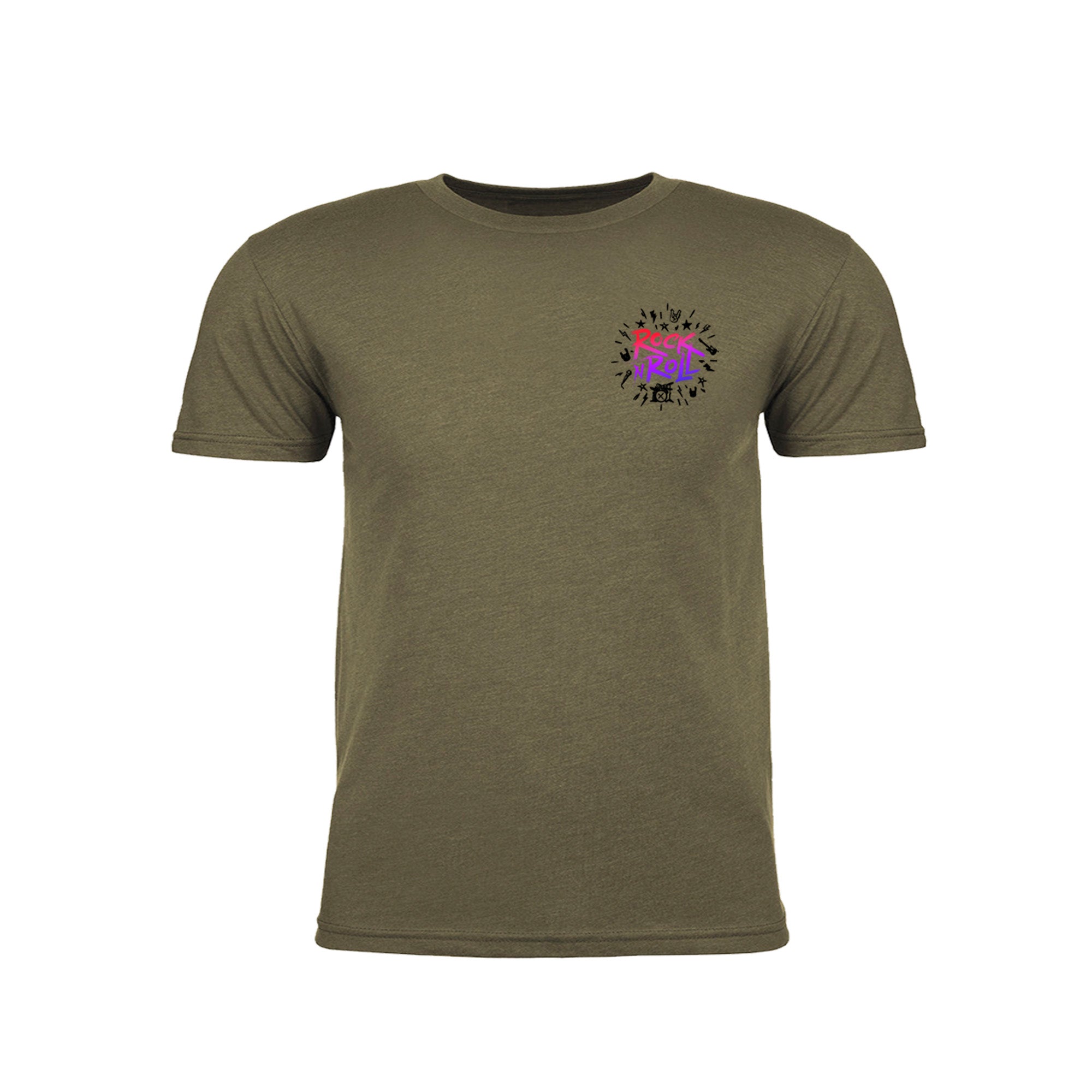 Rock N Roll Left Side Logo T-Shirt