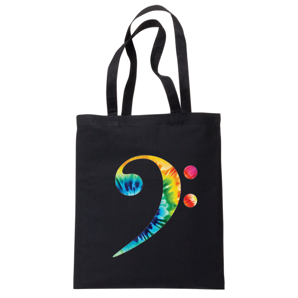 Tie Dye Music Expressions Tote Bag