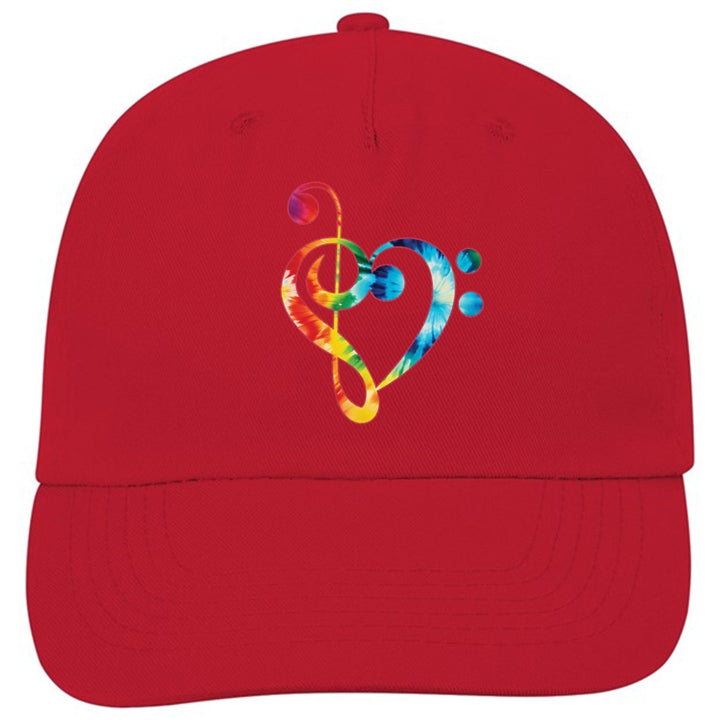 Tie Dye Music Expressions Structured Ball Cap