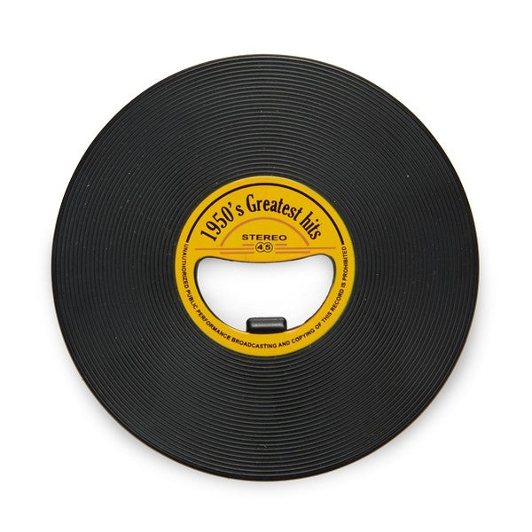 Greatest Hits Record Bottle Opener