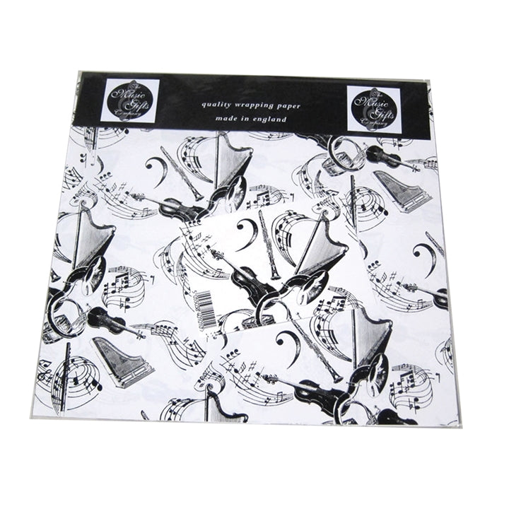 White Instrument Gift Wrap Set