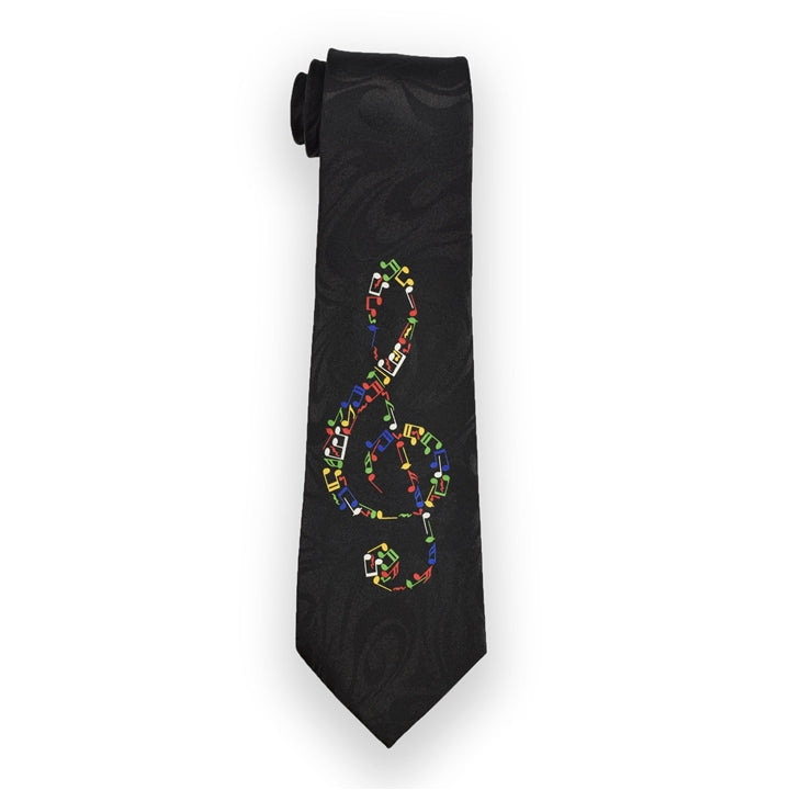 Handmade Tie - Color Of Clef Notes