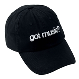 Got Music? Ball Cap - Black