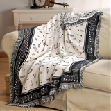 Symphony of Symbols Tapestry Throw