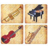 Instrument & Sheet Music Mouse Pad