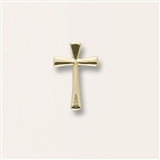 Flared Cross Gold Pin