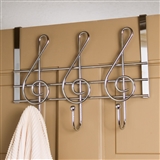 Treble Clef Hooks Metal Door Hanger