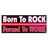 Born to Rock Bumper Sticker