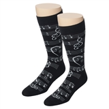 Men&#039;s Music Notes Socks