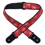 Burning Sun Woven Guitar Strap