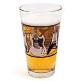 Electric Guitars Pint Glass