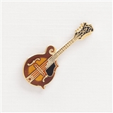 Mandolin Enameled Pin