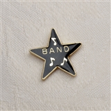 Award Star &#039;Band&#039; Enameled Pin