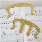 Brass Sheet Music Page Holder Bookmark