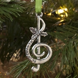 Fa La La Treble Clef Ornament