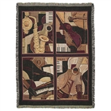 Four Quartets Tapestry Throw