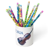 Personalized Instrument Pencil Holder